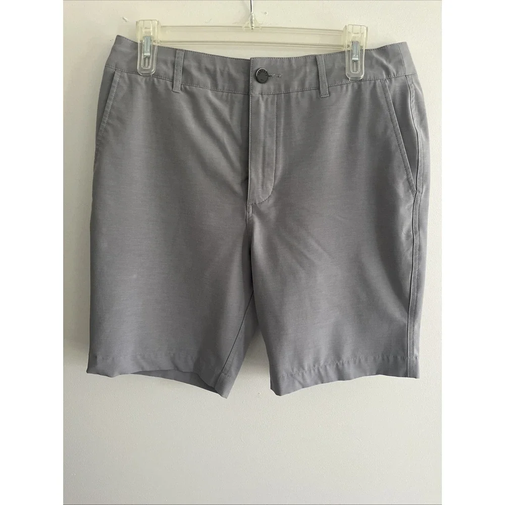 Faherty Men's All Day Shorts Swim 30 Gray Quick Dry Lightweight Drawstring
